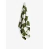 Hay Matcha Check-pattern Cotton Bath Towel In Matcha