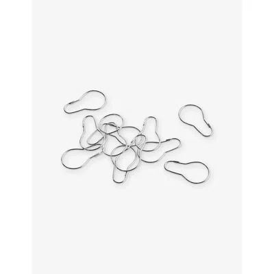 Hay Chrome Shower Curtain Rings Set Of 12 In Silver