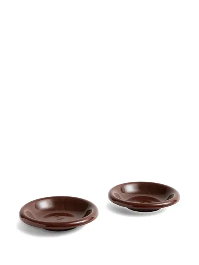 Hay Clay Bowl (set Of 2) In Brown