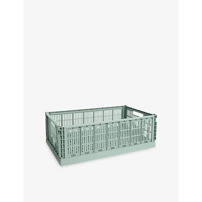 Hay Sage Green Colour Crate Large