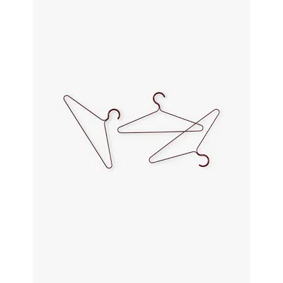 Hay Colour Steel Hanger In Burgundy