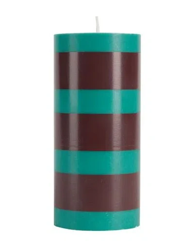 Hay Column Candle Small Candle Brown Size - Stearin Wax, Rapeseed Wax