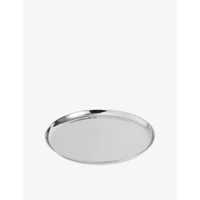 Hay Essential Round Medium Stainless-steel Tray Stainless Steel
