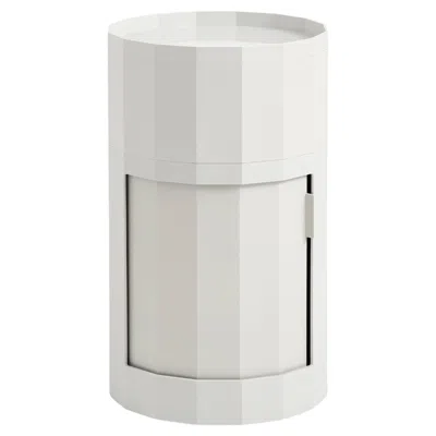 Pre-owned Hay Facet Cabinet High, Misty Grey, Abs By Stefan Scholten For  In Gray