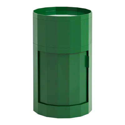 Pre-owned Hay Facet Cabinet High, Spinach Green, Abs By Stefan Scholten For  In Blue