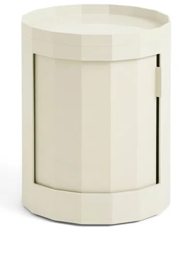 Hay Eggshell Facet Low Plastic Cabinet 49cm