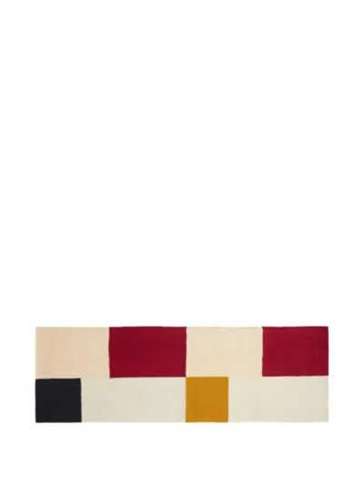 Hay Ethan Colour-block Rug (80cm X 250cm) In Neutral