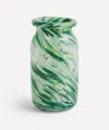 Hay Green Splash Roll Neck Medium Vase
