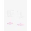 Hay Jade Pink And Light Pink Tint Wine Borosilicate Glass Set Of Two In Pink