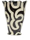 Hay Jessica Abstract-pattern Vase In Black