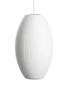 Hay Medium Nelson Cigar Bubble Pendant Lamp In Weiss