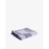 Hay Check Organic Cotton Hand Towel In Lavender