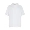 Hay Life Women's Revere Box Collar Shirt White In White