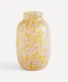 Hay Light Pink And Yellow Splash Large Round Vase