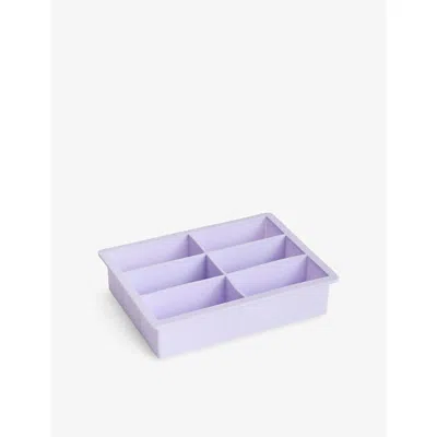 Hay Lilac Rectangle Six-slot Xxl Ice-cube Tray In Purple