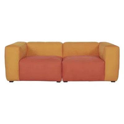 Pre-owned Hay Mags 2.5 Seater, Orange Vegan Suede