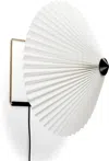 Hay Matin Pleated Wall Lamp (30 Cm) In White