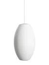Hay Medium Nelson Cigar Bubble Pendant Lamp In Weiss
