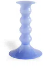 Hay Medium Wavy Curve-edge Body Candle Holder In Blue