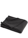 Hay Mono Throw Wool Blanket In Grey