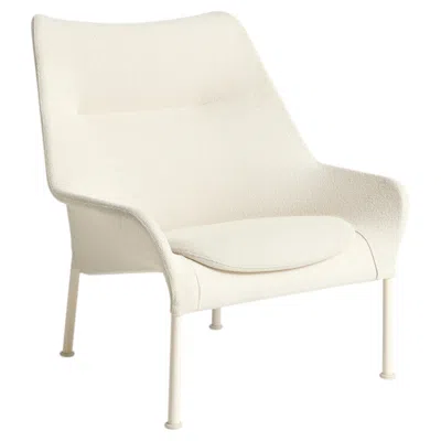 Pre-owned Hay O2 Lounge Chair By Jonas Forsman For , Eggshell Powder Coated Steel In Sand