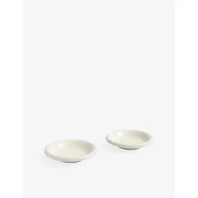 Hay Off-white Barro Round Terracotta Bowls Set Of Two