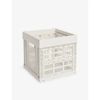 Hay Off-white Colour Crate Cube