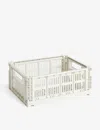 Hay Off-white Colour Stackable Medium Recycled-plastic Crate 34cm X 26cm