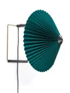 Hay Pleated-shade Wall Lamp In Green