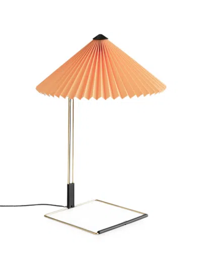 Hay Pleated-shade Table Lamp In Orange