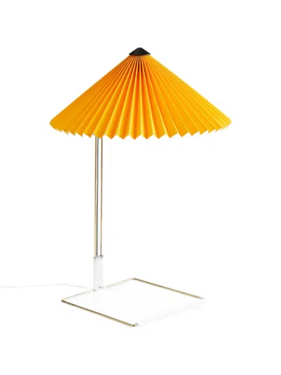 Hay Pleated-shade Table Lamp In Yellow