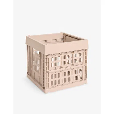 Hay Powder Colour Crate Cube In White