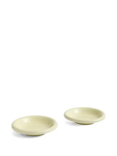 Hay Round-shape Bowl (set Of Two) In Neutral