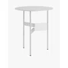 Hay Shim Coated-steel Coffee Table 51cm In Silver Grey