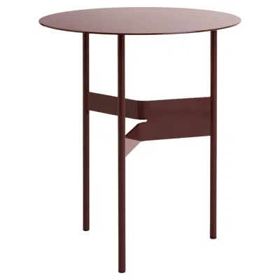 Pre-owned Hay Shim Coffee Table D45, Bordeaux, Powder Coated Steel By Jonas Trampedach For  In Black