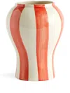 Hay Sobremesa Small Red Striped Vase In Red