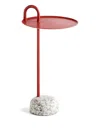 Hay Speckled Base Side Table Lamp In Red