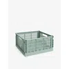 Hay Sage Green Square Colour Crate Large