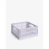 Hay Lavender Square Colour Crate Medium In Purple