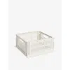 Hay Off-white Square Colour Crate Medium