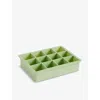 Hay Mint Green Square Xl Silicone Ice Cube Tray In Mint Green