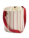 Hay Striped Drawstring Cooler Bag In Multi