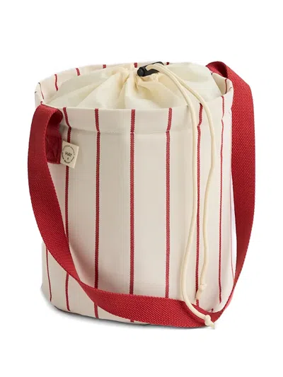 Hay Striped Drawstring Cooler Bag In Multi