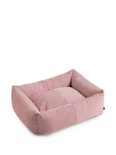 Hay Striped Pet Bed In Pink