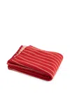 Hay Striped-pattern Blanket In Red