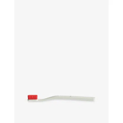 Hay Off-white And Red Tann Everyday Plastic Toothbrush In Orange