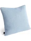 Hay Textured Square Cushion In Blau