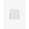 Hay Womens Ivory Outline Relaxed-fit Mid-rise  Cotton Pyjama Shorts In Ivory
