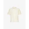 Hay Womens Ivory Outline Relaxed-fit Short-sleeve Cotton Pyjama Shirt In Ivory