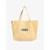Hay Womens Soft Yellow Branded Cotton Tote Bag
